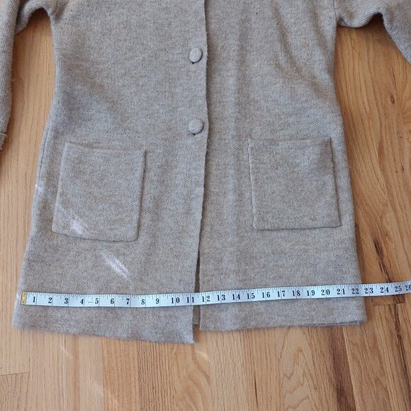 Ellen Tracy Long Knit Sweater Cardigan Coat - Picture 12 of 15